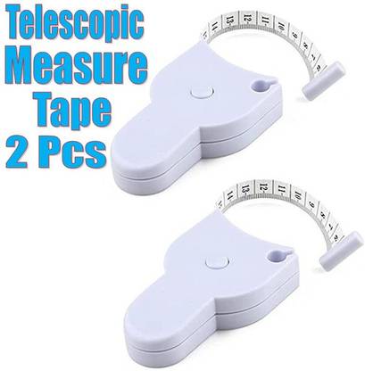 ZURU BUNCH Perfect Body or Tailor Measure Tape 60Inch Automatic Telescopic Double Sided_2Pc Measurement Tape