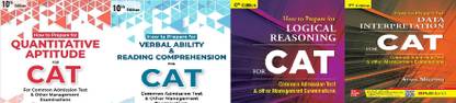 CAT Books By Arun Sharma 2022 ( Set Of 4 Books ) - Quantitative Aptitude + Logical Reasoning + Data Interpretation + Verbal Ability/Reading Comprehension (Paperback, Arun Sharma)
