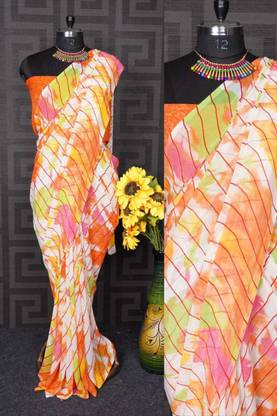Leheria Georgette Saree