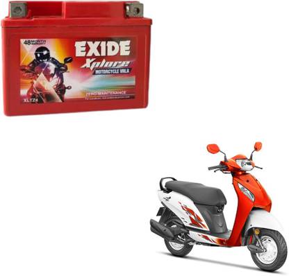 EXIDE Xplore XLTZ4 Honda Activa i 4 Ah Battery for Bike