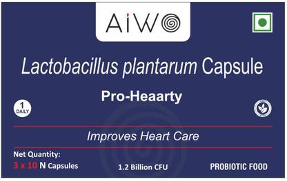 Aiwo Pro-Heaarty | Lactobacillus Plantarum | Probiotic Capsule for Heart Health