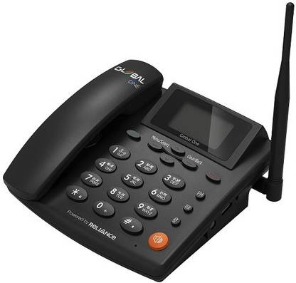Global One Mobiles CDMA FWP GO-FC9100 Open Market Cordless Landline Phone with Answering Machine