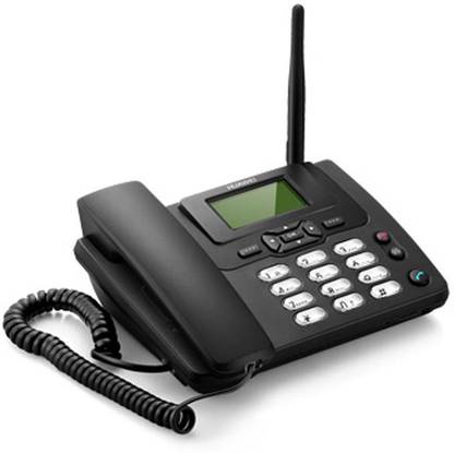 Huawei ETS3125i SIM enabled Cordless with FM Radio & 4-6 Hrs Backup Corded Landline Phone