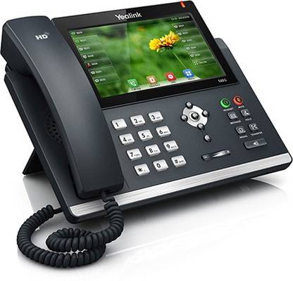 Yealink SIP-T48G Corded Landline Phone with Answering Machine