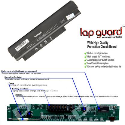 lapguard HP Pavilion dv2 Series 6 Cell Laptop Battery