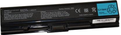 HAKO Toshiba Satelite A300 / A500 6 Cell Laptop Battery