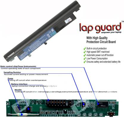 lapguard Acer Aspire 5538 6 Cell Laptop Battery