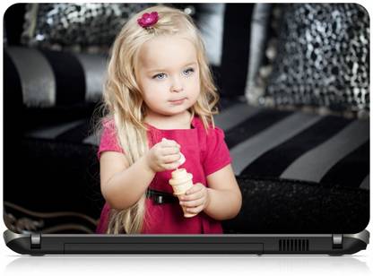 बॉक्स 18 Pretty Little Girl 2097 विनाइल लैपटॉप डीकैल 15.6