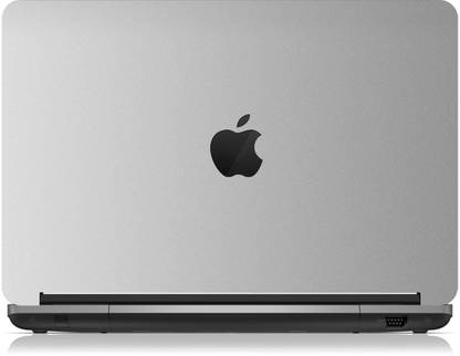 BrandPro Brandpro Apple Macbook Logo Silver Skin-15.6 inch Vinyl Laptop Decal 15.6