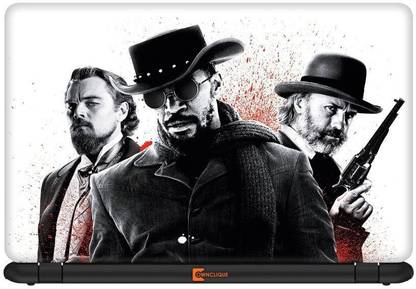 Urban Monk Django Unchained Vinyl Reusable Laptop Skin Compatible for 15.6 inch