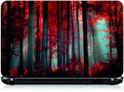 Box 18 Red Forest473 Vinyl Laptop Decal 15.6