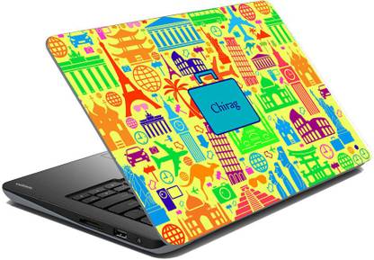 meSleep Abstract Travel - Chirag Vinyl Laptop Skin Compatible for 15.6 inch