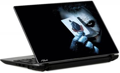 Tgraphics Skin Joker with Batman Card2 Paper Laptop Skin Compatible for 15.6 inch