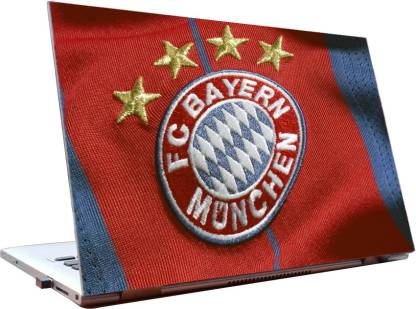 Junkyard 14 inch - FC Bayern Munchen - Football Club - Logo - HD Quality - Dell-Lenovo-Acer-HP Vinyl Laptop Decal 14