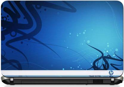 Geek Hp Blue Dragon Design Laminated Vinyl Laptop Skin Compatible for 15.6 inch