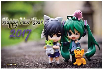 Pics And You New Year Themed 307 Wall/Door Poster - WPFS307 Paper Print