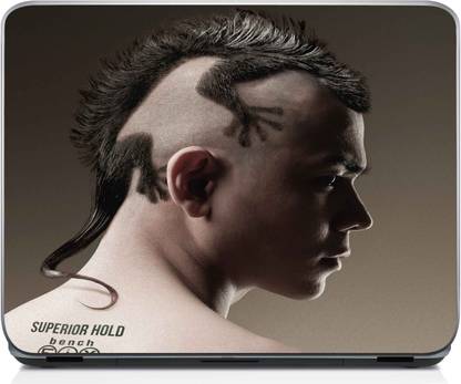 Shopsaver Lizard Gecko Haircut Hair Styling Gel Vinyl Laptop Decal 15.6