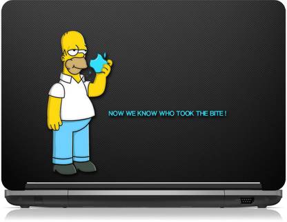 BrandPro Brandpro Apple Macbook Homer Simpson Skin-15.4 inch Vinyl Reusable Laptop Skin Compatible for 15.4 inch