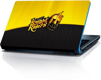 SHOPMILLIONS IPL KKR Logo Vinyl Laptop Decal 15.6