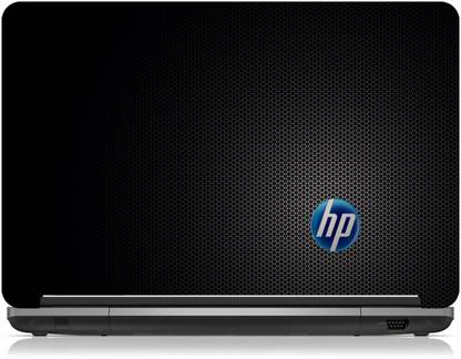 BrandPro HP Logo Black Skin-10.1 inch Vinyl Laptop Decal 10.1