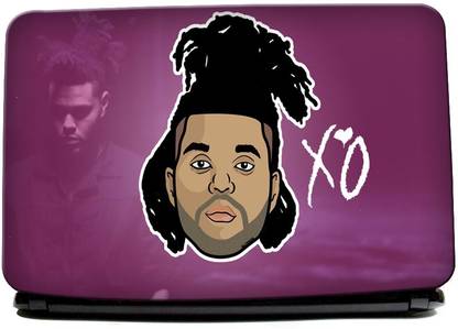 Hawtskin The Weeknd XO Art laptop skin Vinyl Laptop Decal 15.5