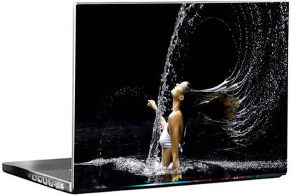 Moneysaver Cool Car D Background Vinyl Laptop Skin Compatible for 15.6 inch