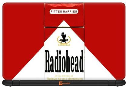 Ownclique Radiohead Marlboro Impression Vinyl Laptop Decal 13.3