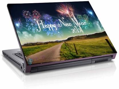 Shopever Happy New Year 2015 HD Wallpapers Sydney Vinyl Laptop Skin Compatible for 15.6 inch