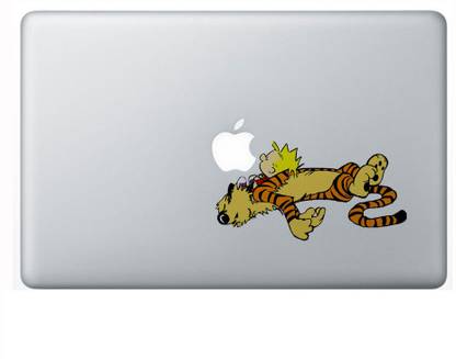 AV Styles Calvin And Hobbes Sleeping Transparent vinyl Laptop Skin Compatible for 14 inch