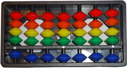 Sae Fashions 7 Rod Multicolor Abacus Kit