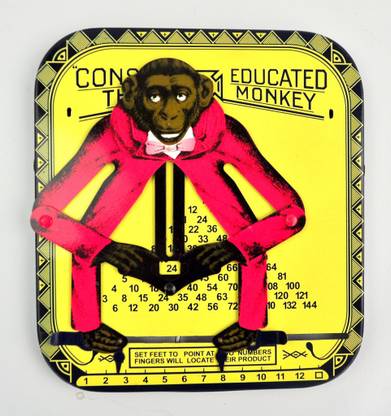 Karmakara "Professor M" Educated Monkey Multiplication Tables calculator