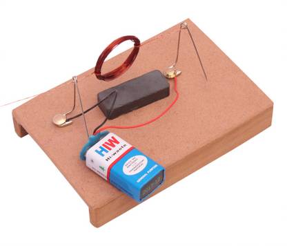 ProjectsforSchool Simple DC Motor Working Model - DIY kit for Science Projects
