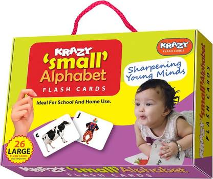 krazy Small Alphabet Flash Cards