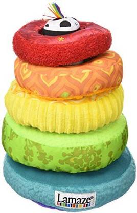 Lamaze Rainbow Stacking Rings Developmental Toy