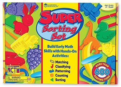 LEARNING RESOURCES Super Sorting Set With Cards