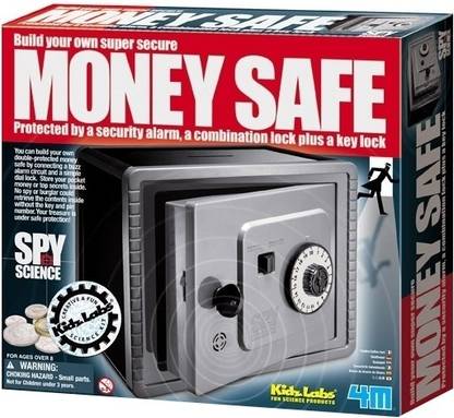 4M Kidz Labs-Build Your Own Super Secure Money Safe
