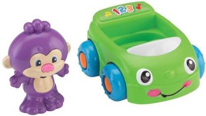 FISHER-PRICE Laugh & Learn Monkey's Learning Car