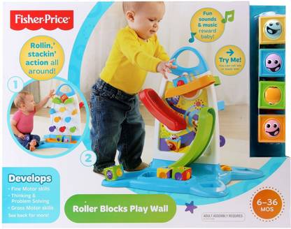 FISHER-PRICE Roller Blocks Play Wall