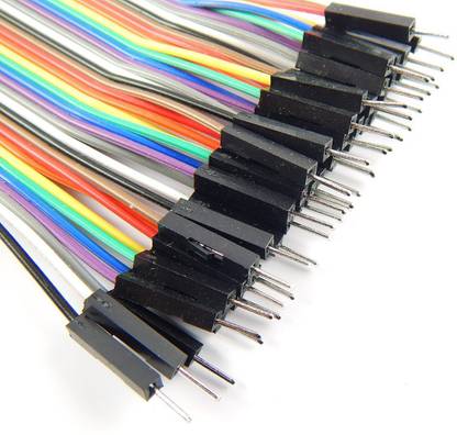 DIY-eCraft Jumper Wire Male to Male Dupont 40pc, 20cm, 10colours.