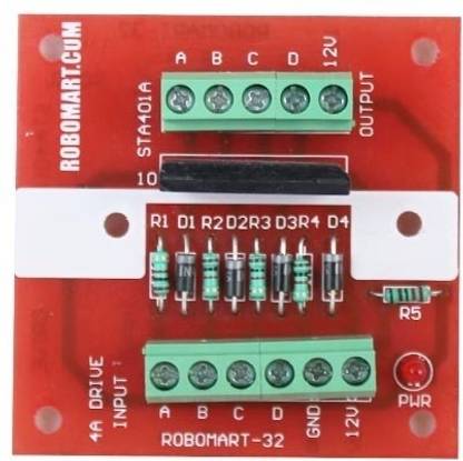 Robomart 4 Amp DC/Stepper Motor Driver Board