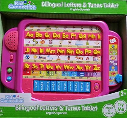 Kid Collection Bilingual Letters & Tunes Learning Tablet - Pink