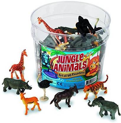 LEARNING RESOURCES Jungle Animals Set Of 60