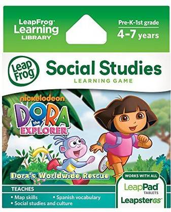 Dora the Explorer LeapFrog Dora the Explorer Learning Game (works with LeapPad Tablets and LeapsterGS)