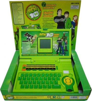 24 Carat UPDATED NEW Ben 10 English learner laptop for Kids