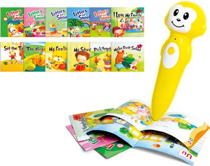 Toyhouse Interactive Reading Pen w 12 books