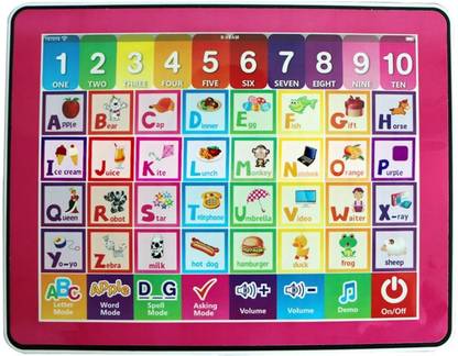 Turban Toys Smart English Y-Pad Learning Tablet for Kids
