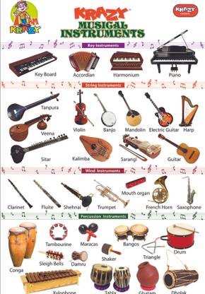 Mind Wealth Krazy Musical Instruments Chart