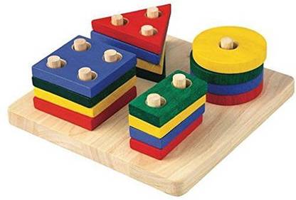 PLAN TOYS Geometric Sorting Board