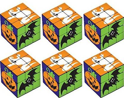 Amscan Family Friendly Halloween Trick Or Treat Creepy Creatures Mini Puzzle Cube Party Favour