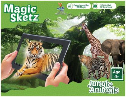 Augment Works Magic Sketz – 3D Jungle Animals